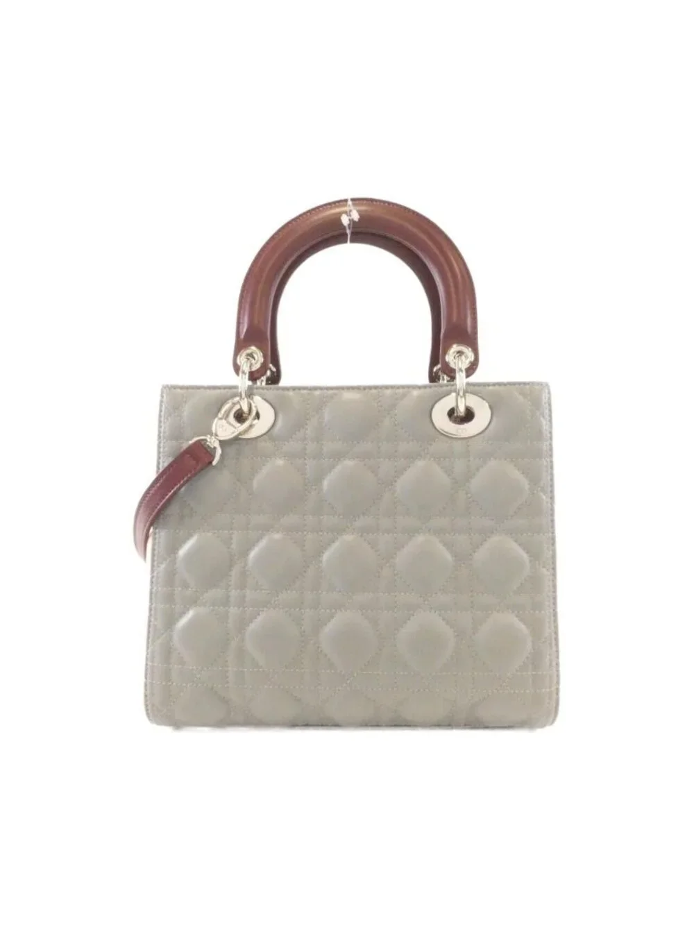 Dior Lady Bag Handbag Gray - Picture 2 of 6